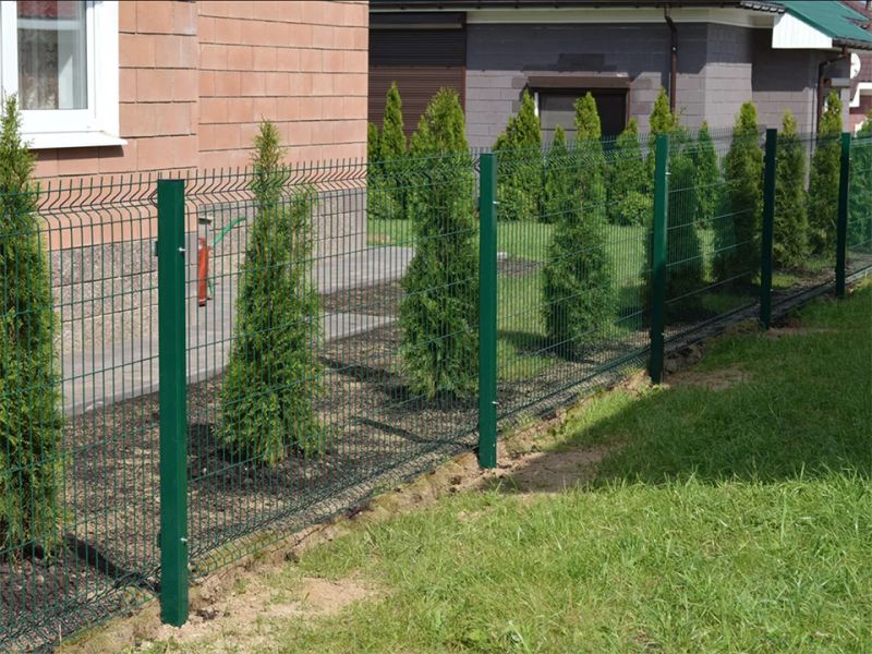 Забор из полимерной 3D сетки